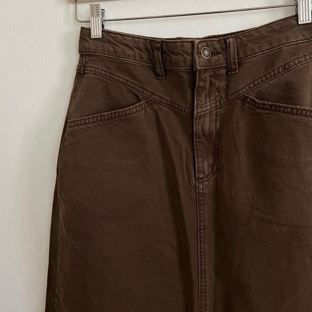 We The Free Chocolate Maxi Skirt - Picture 6 of 11